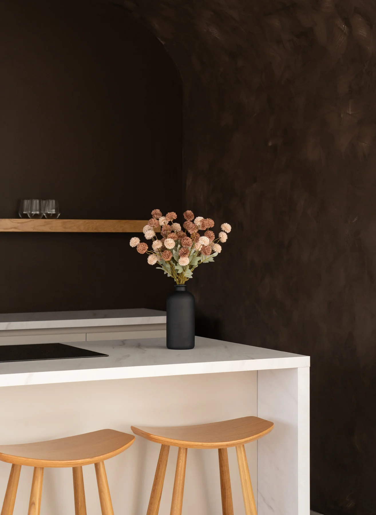 Zijden Kiku Bloemen - Crème Mix - Image 4