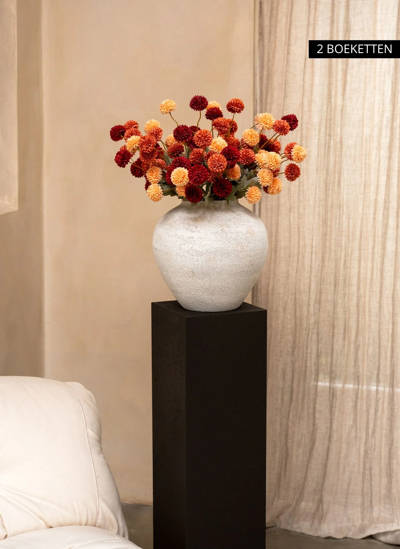 Zijden Kiku Bloemen - Mix - Image 4