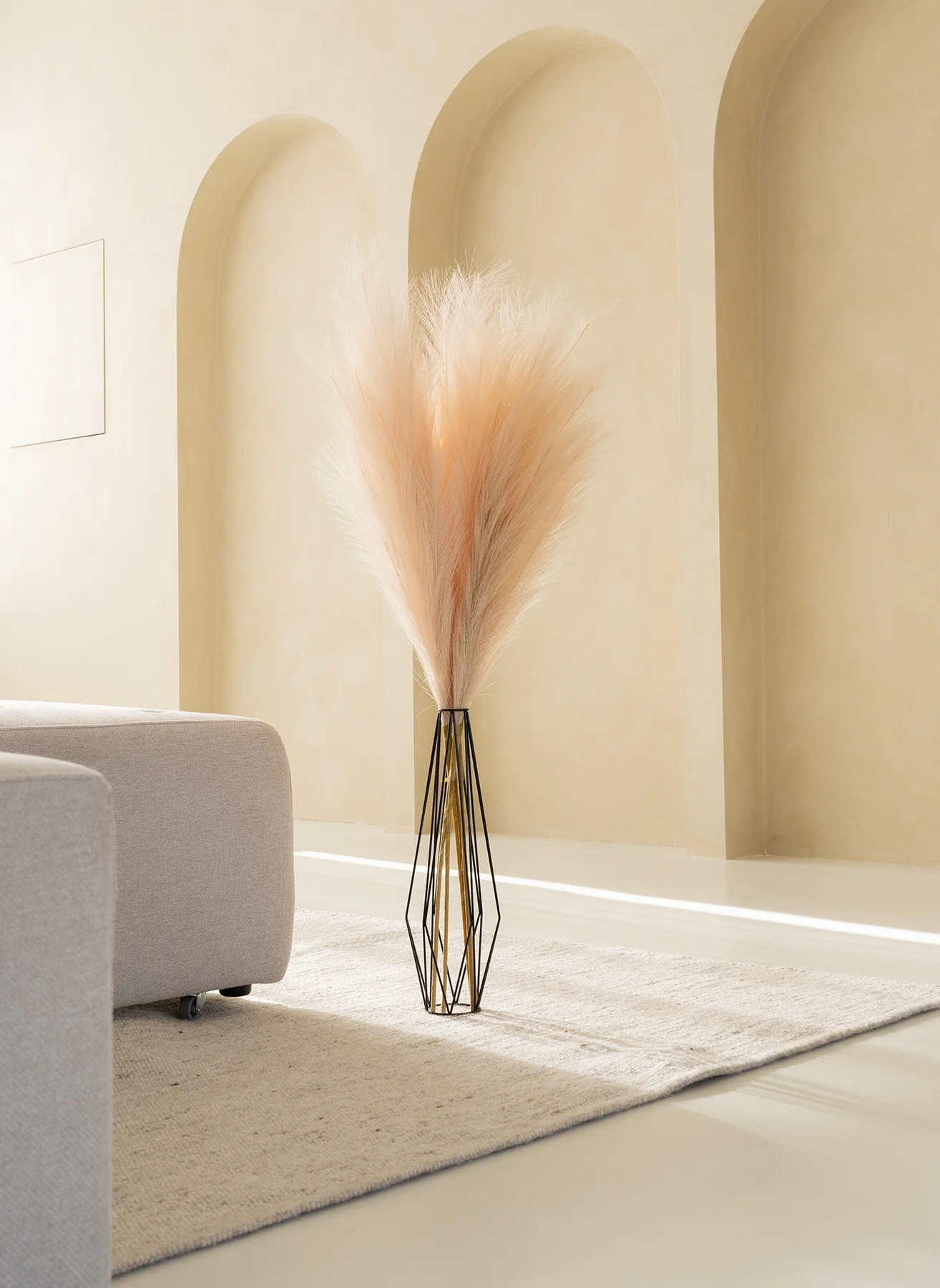 Pampas 110cm (3 stengels)- Crème - Image 7