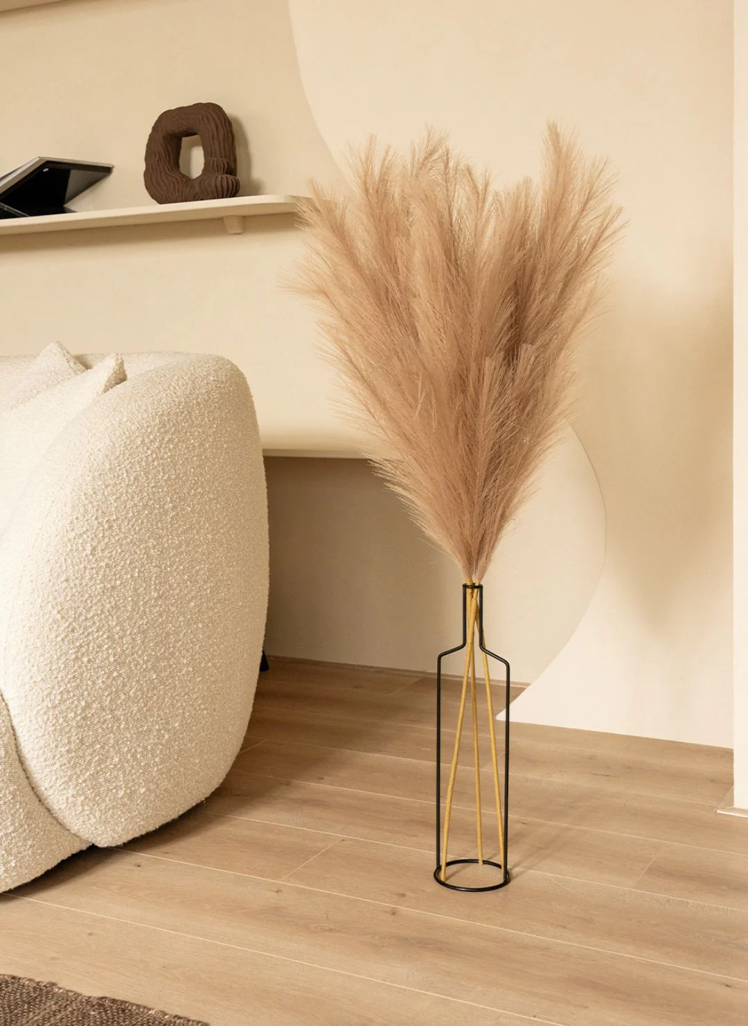 Pampas 110cm (3 stengels)- Natuurlijk Bruin - Image 6