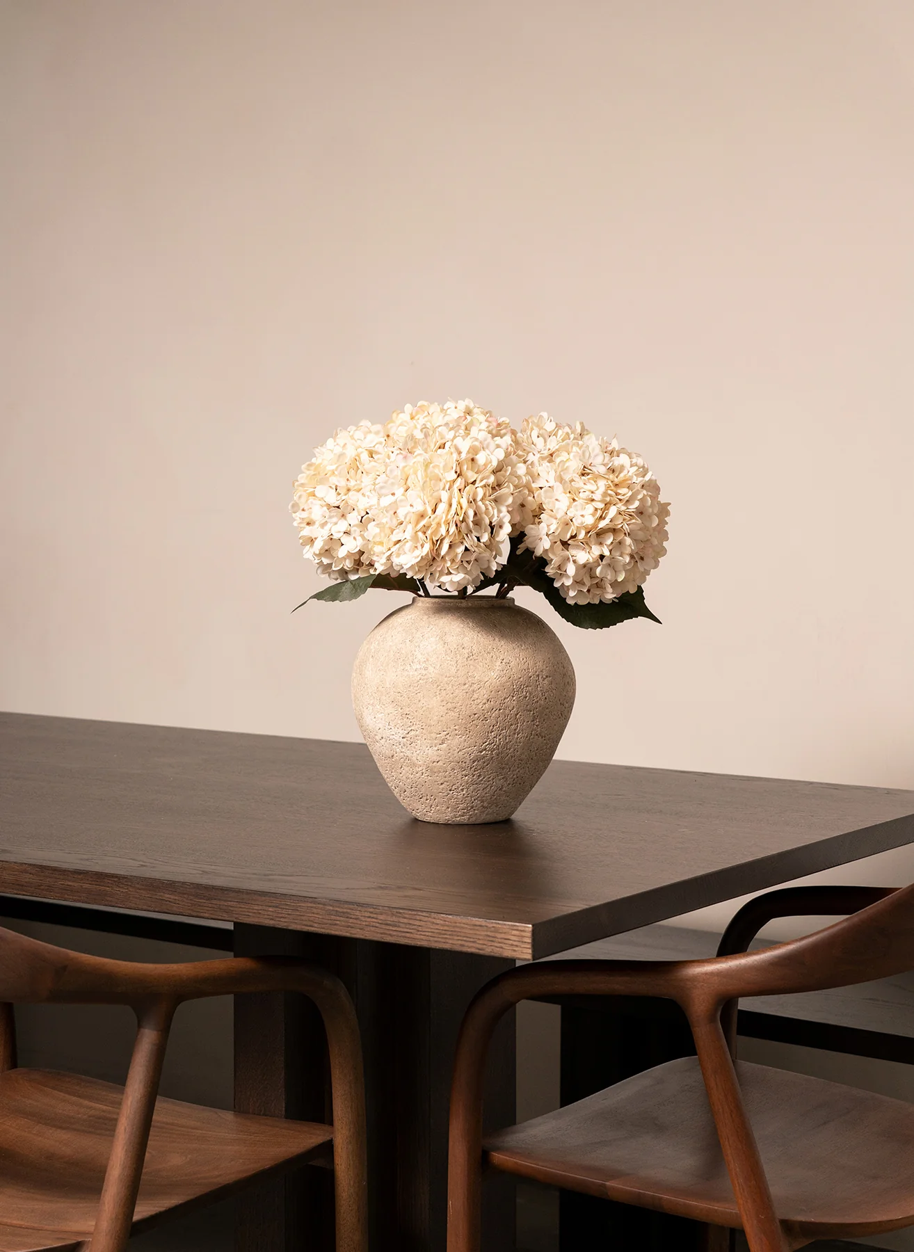 Grote Zijden Hortensia - Crème - Image 14