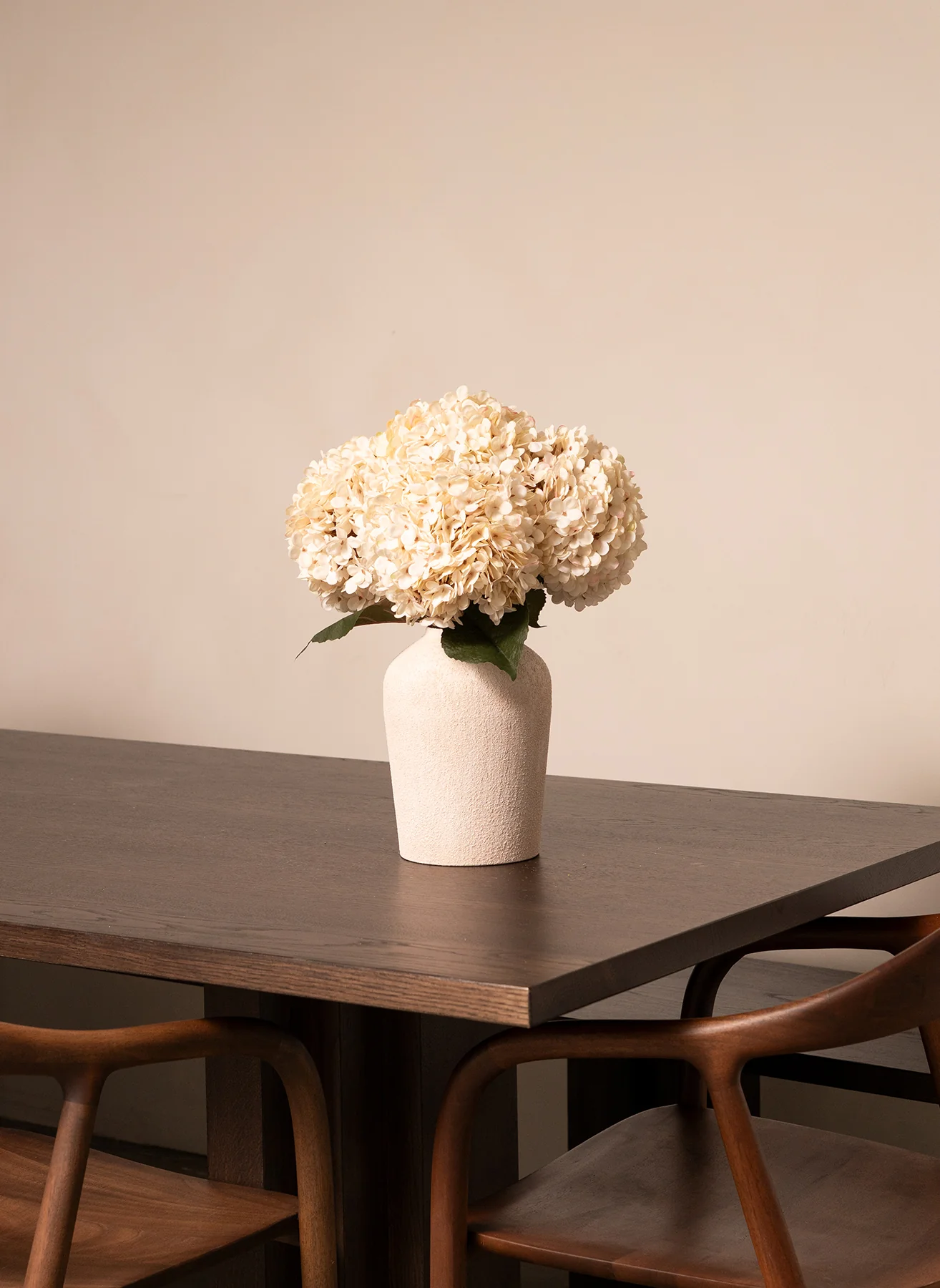 Grote Zijden Hortensia - Crème - Image 8