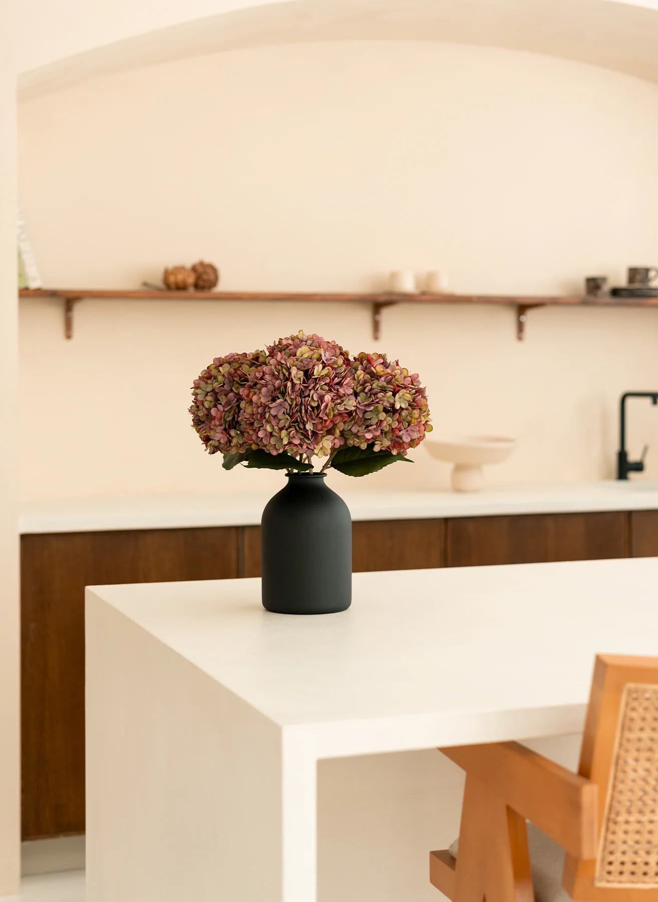 Grote Zijden Hortensia - Paars - Image 3