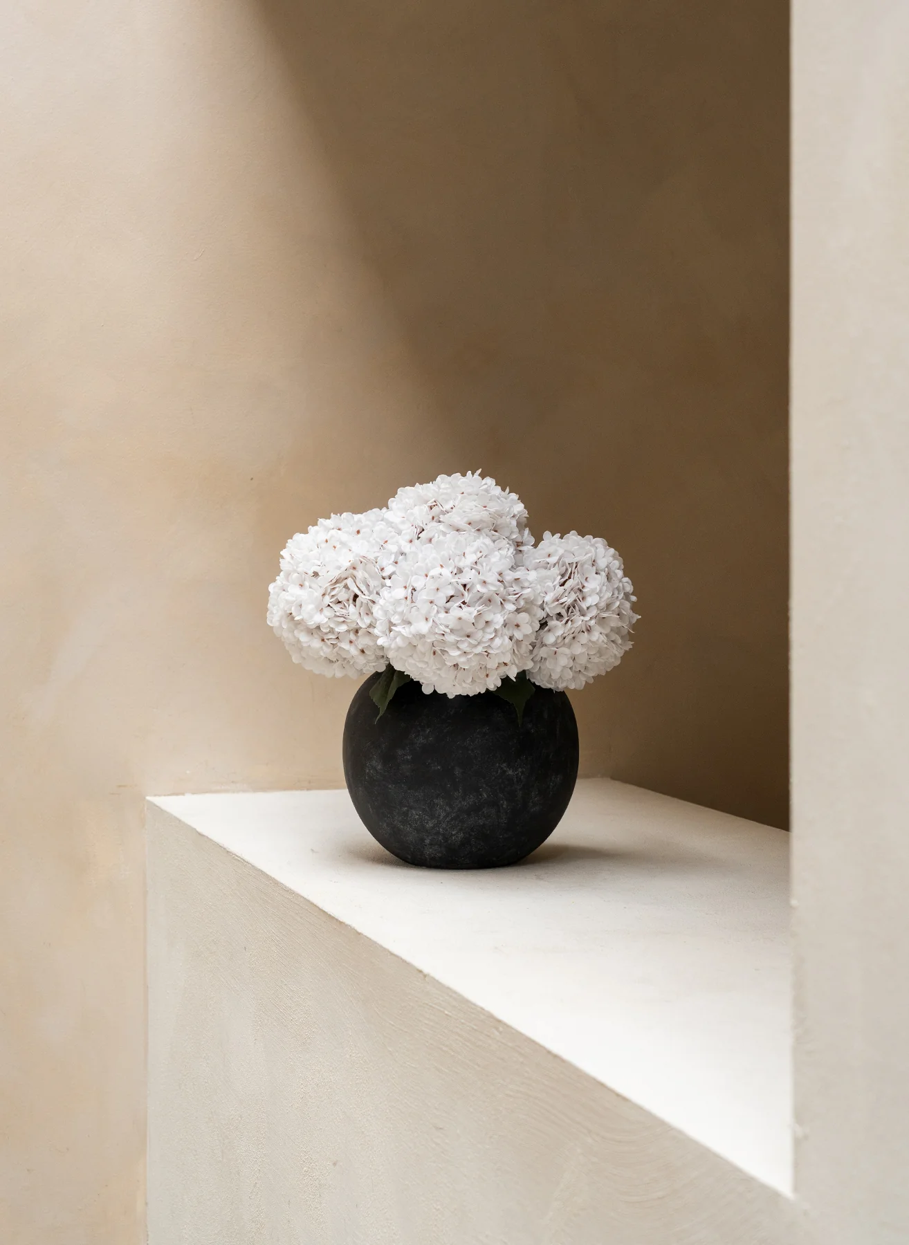 Grote Zijden Hortensia - Wit - Image 4