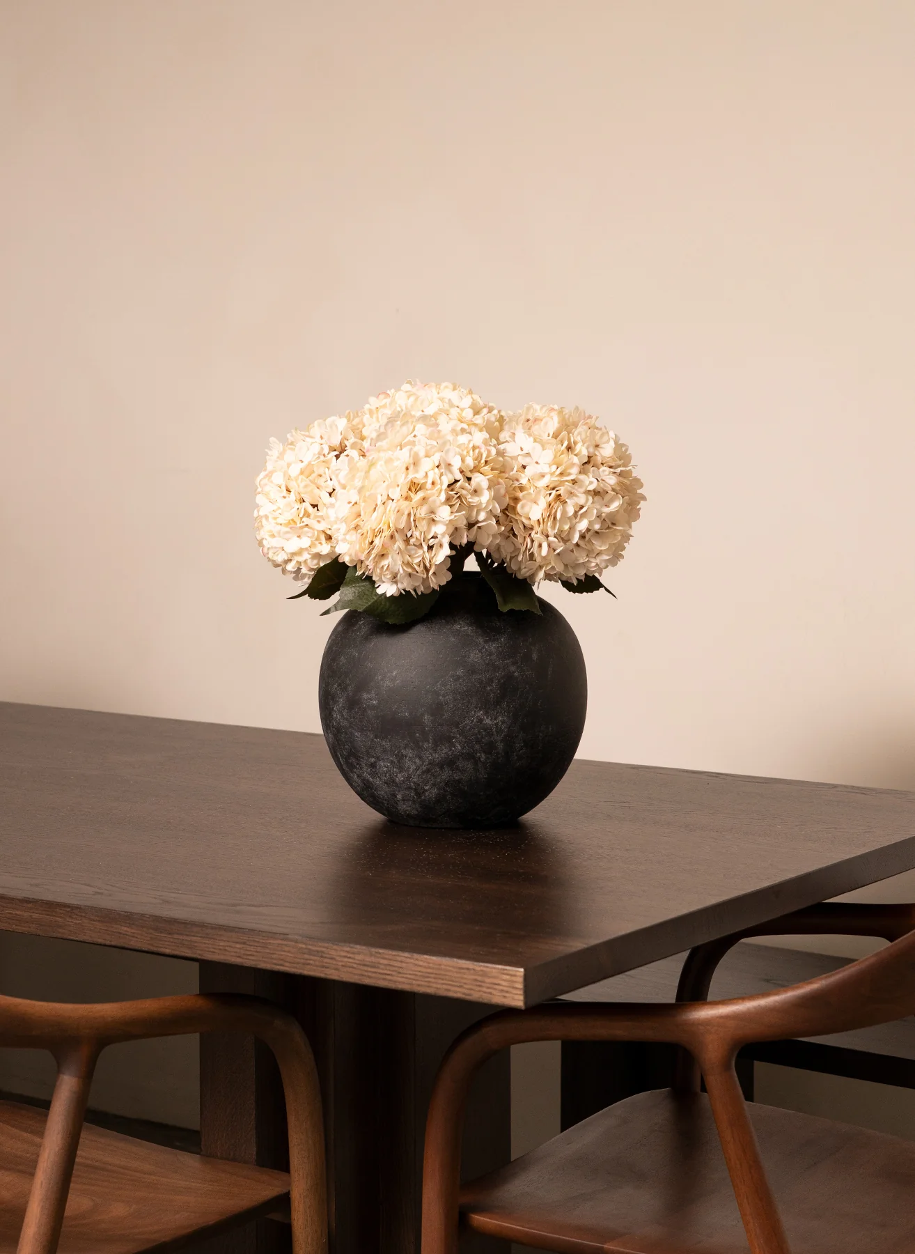 Grote Zijden Hortensia - Crème - Image 11