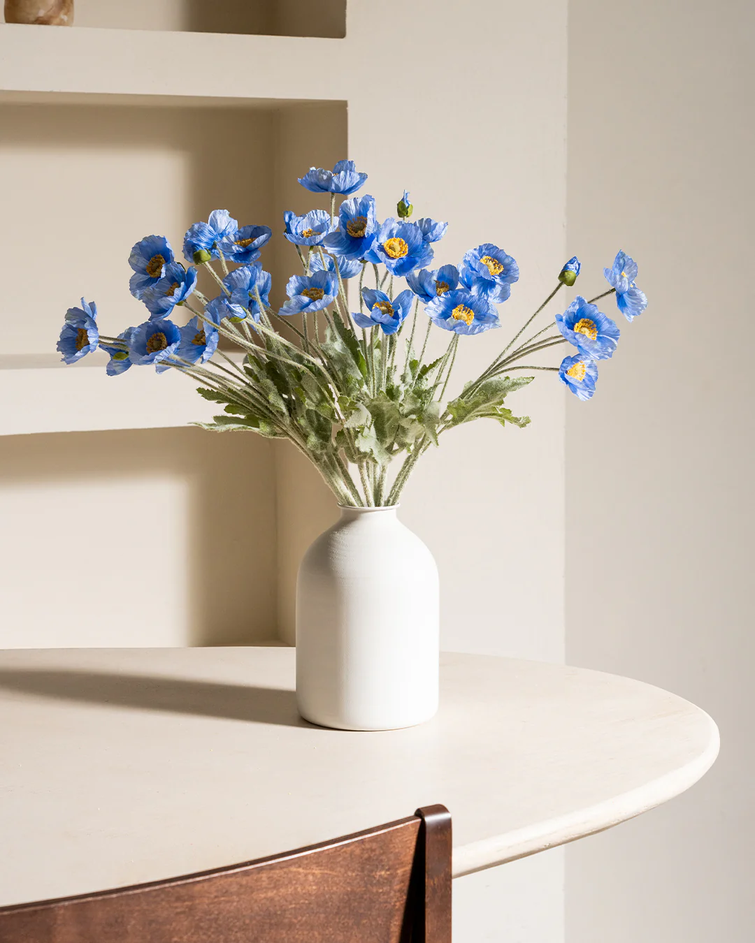 Zijden Klaprozen - Blauw - Image 6
