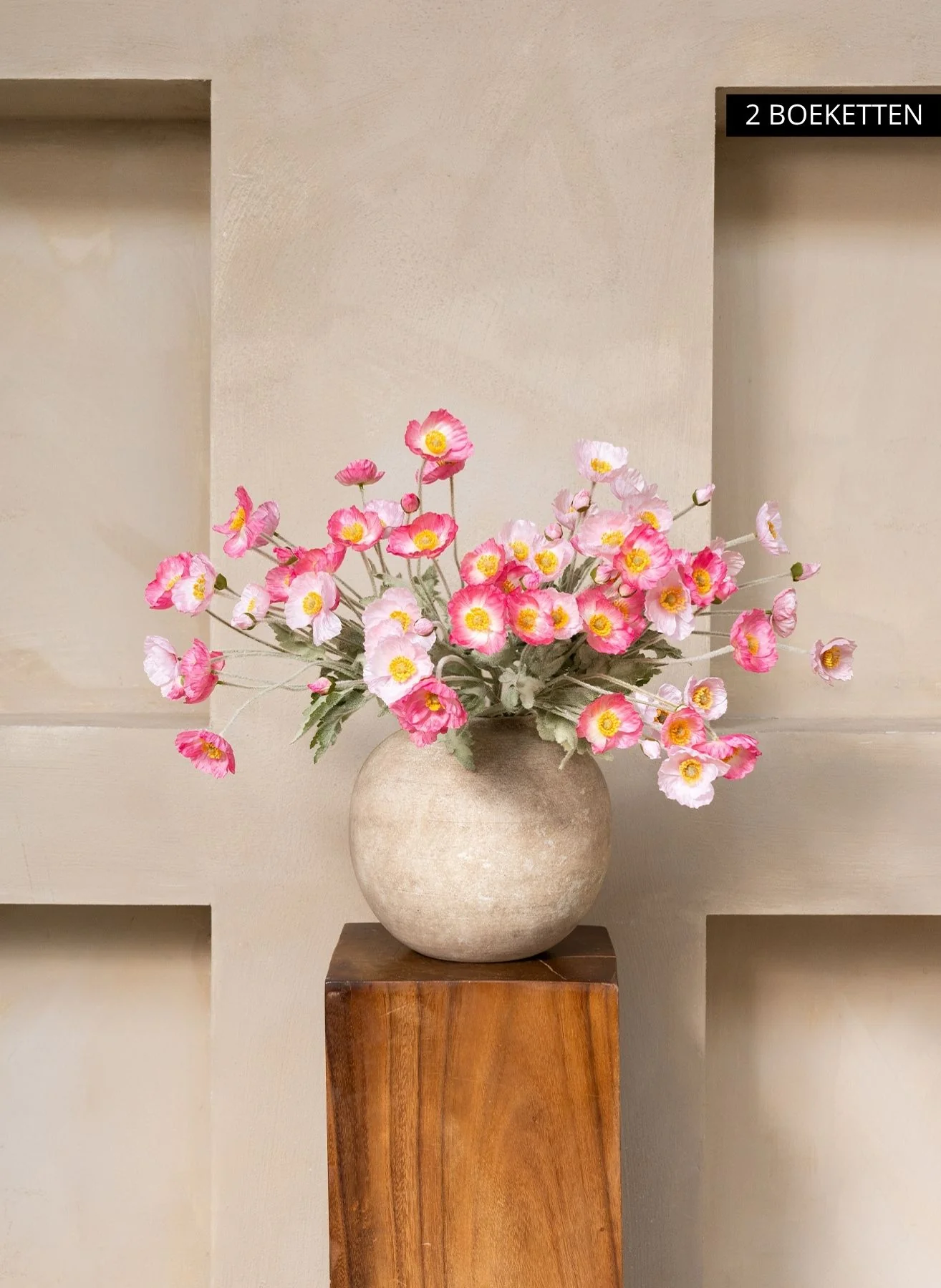 Zijden Klaprozen - Roze Mix - Image 10