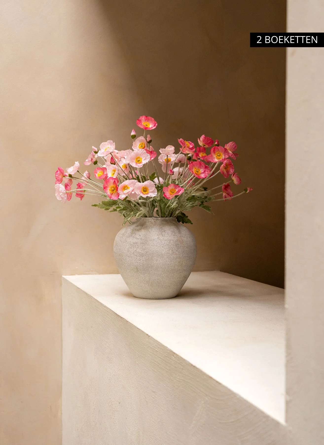 Zijden Klaprozen - Roze Mix - Image 7