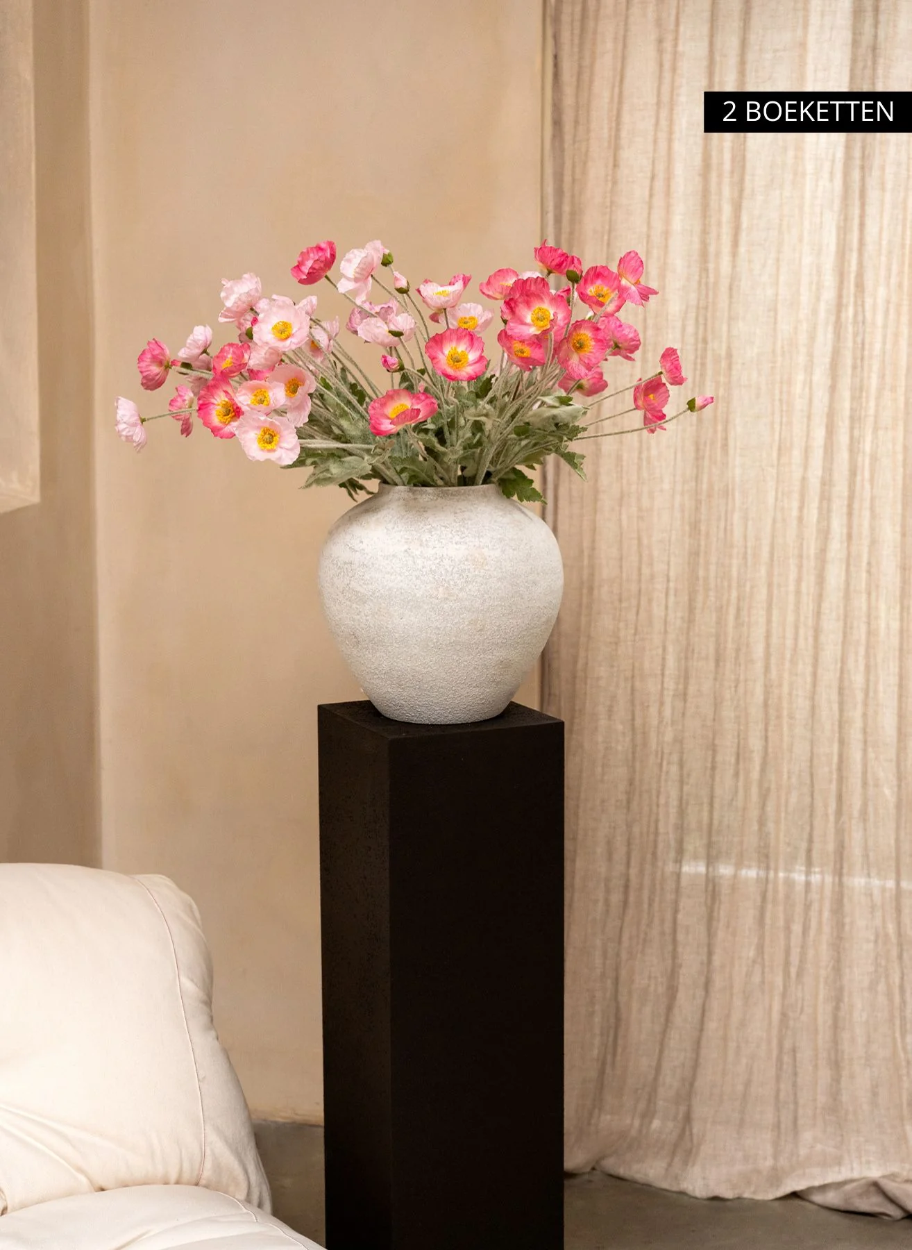 Zijden Klaprozen - Roze Mix - Image 9